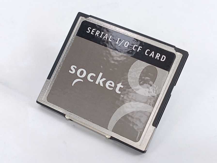 Socket 8510-00094D Serial I/O CF Card W/ 8520-00025 Type I PC Adapter Card