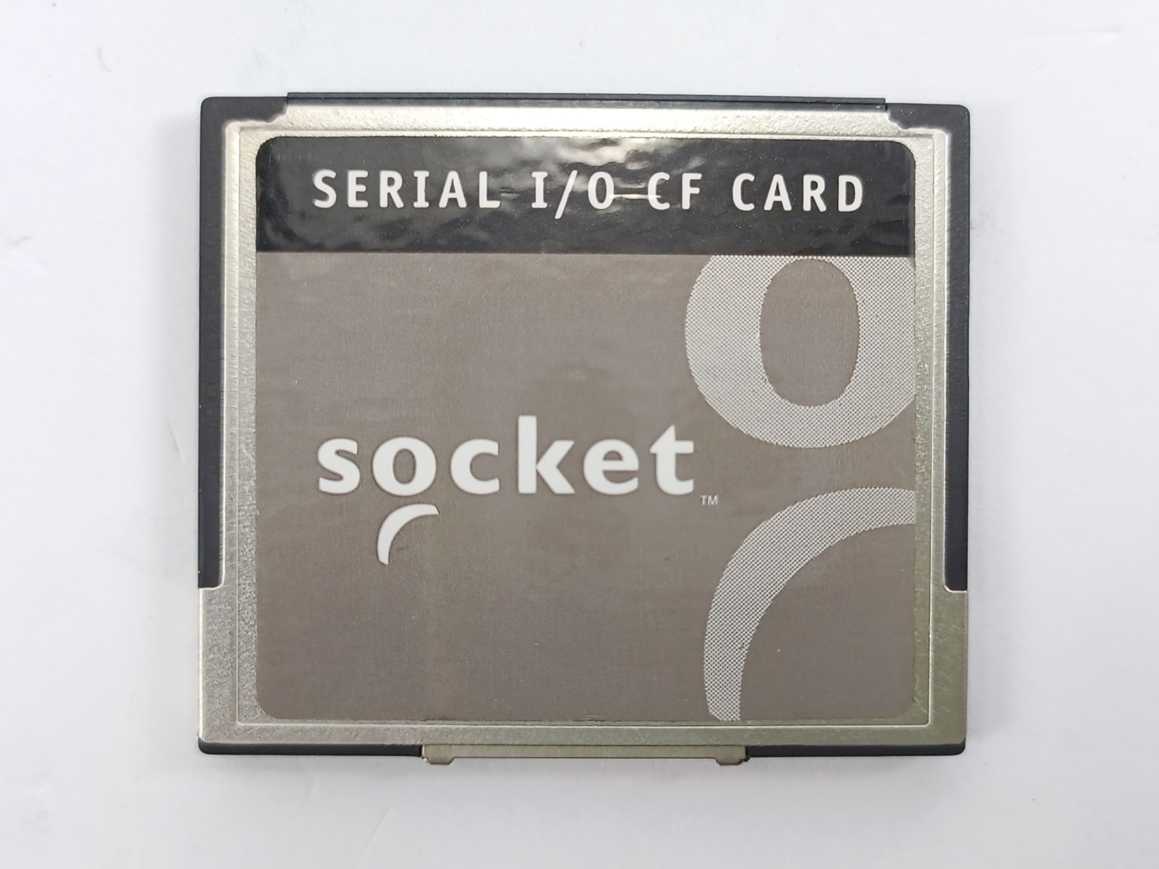 Socket 8510-00094D Serial I/O CF Card W/ 8520-00025 Type I PC Adapter Card
