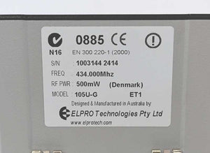 ELPRO Technologies 105U-G ET1 Wireless Gateway 500mW 434.000Mhz