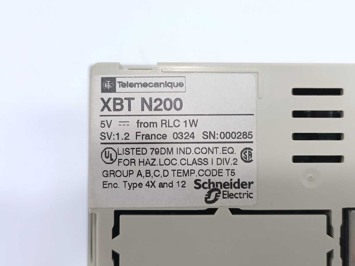 Schneider / Telemecanique XBTN200 Magelis Small Panel w/ Keypad