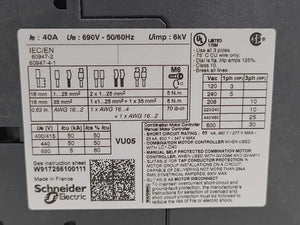 Schneider Electric GV3P40 Motor Circuit Breaker