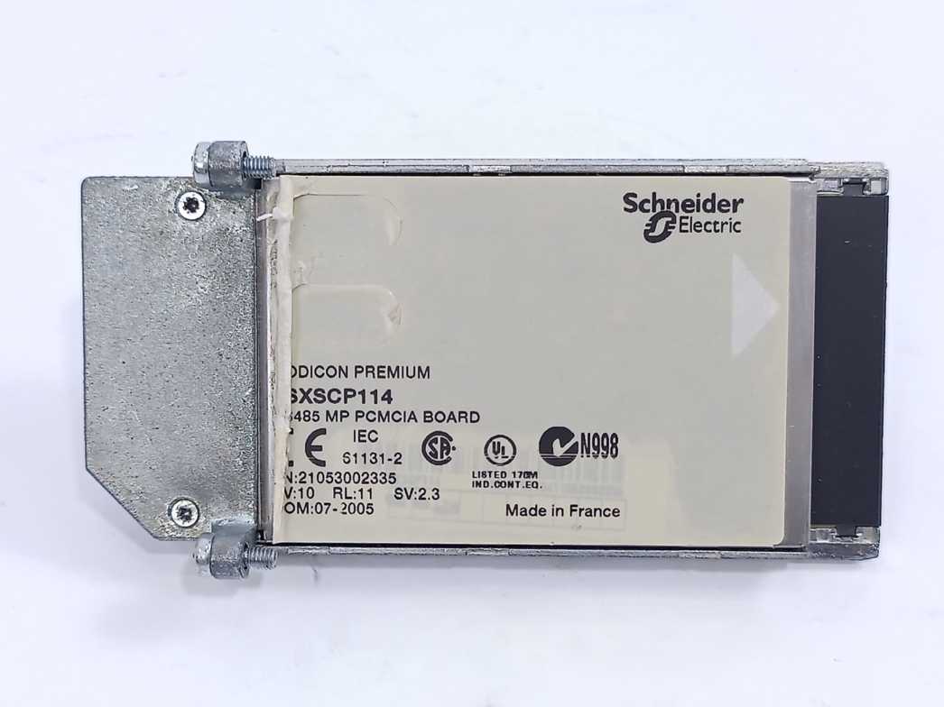 Schneider Electric TSXSCP114 MODICON Premium RS485 MP PCMCIA Board