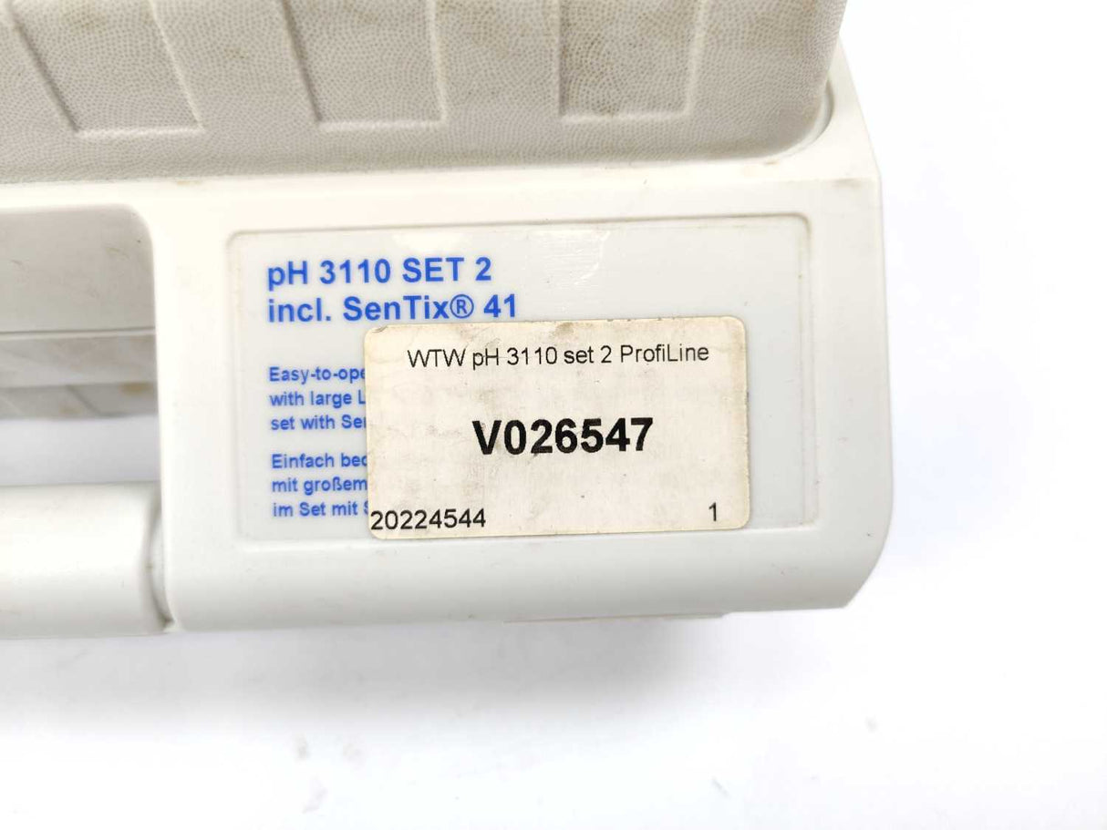 WTW pH 3110 SET 2 ProfiLine pH meter +senTix 41