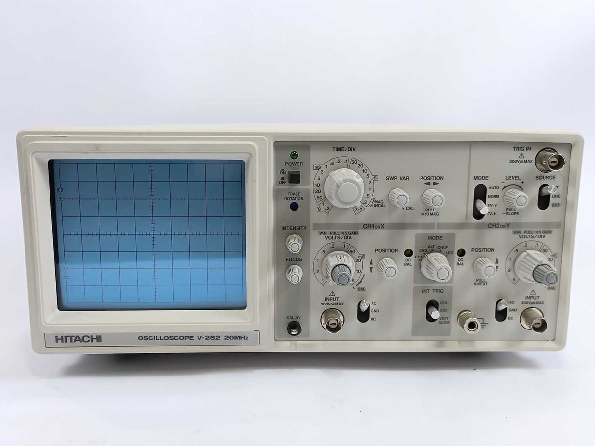 Hitachi Denshi V-252 20MHz Oscilloscope