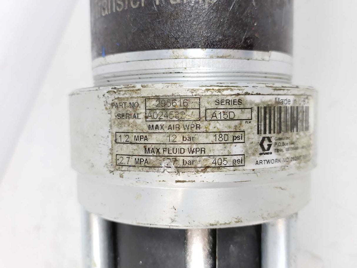Graco 295616 T2 2:1 Transistor Pump Ser A15D