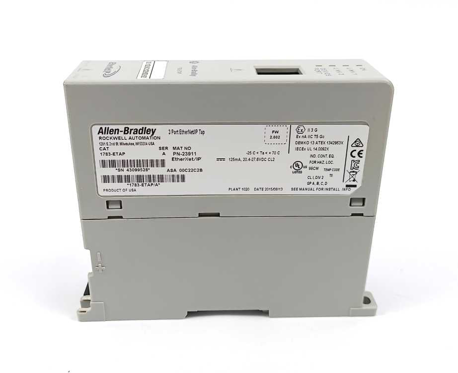 AB 1783-ETAP Ser: A ; FW: 2.002 P/N: 23911
