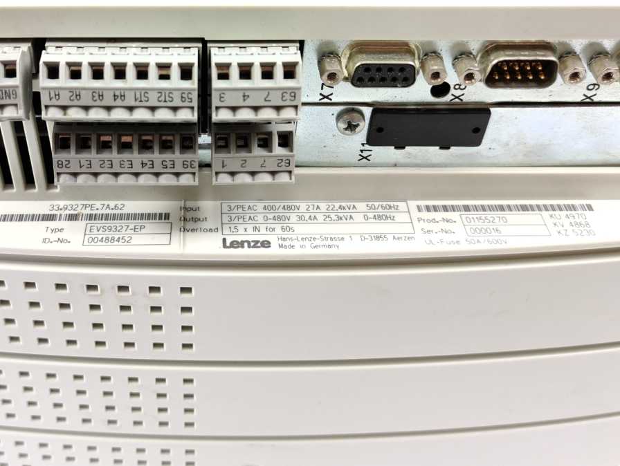 LENZE EVS9327-EP 9300-Series ; Servo Position Controller