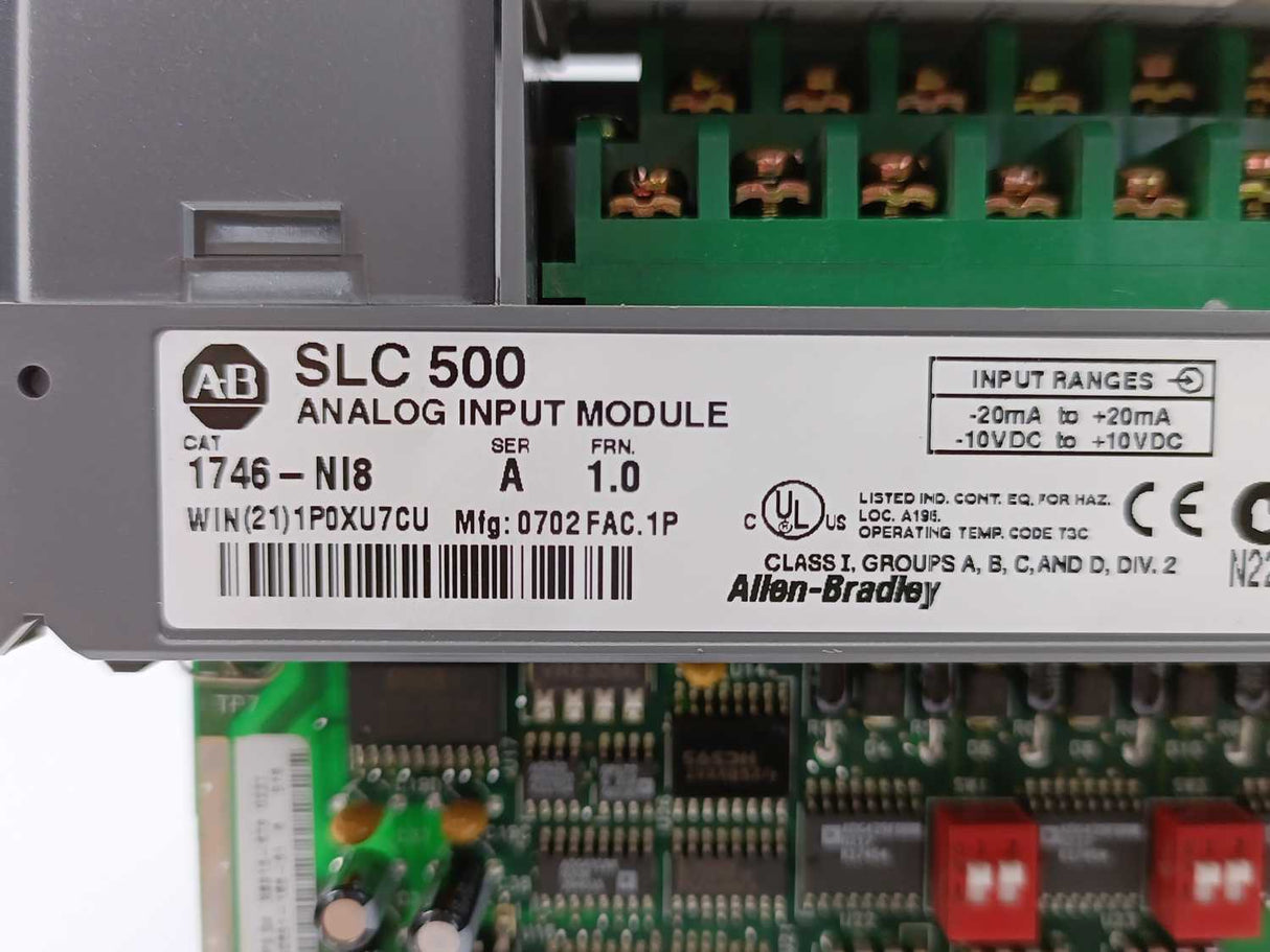 AB 1746-NI8 Ser. A ; FRN 1.0 ; Analog Input Module