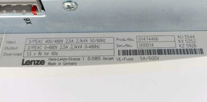 LENZE EVS9322-EP 13015954 Servo Inverter
