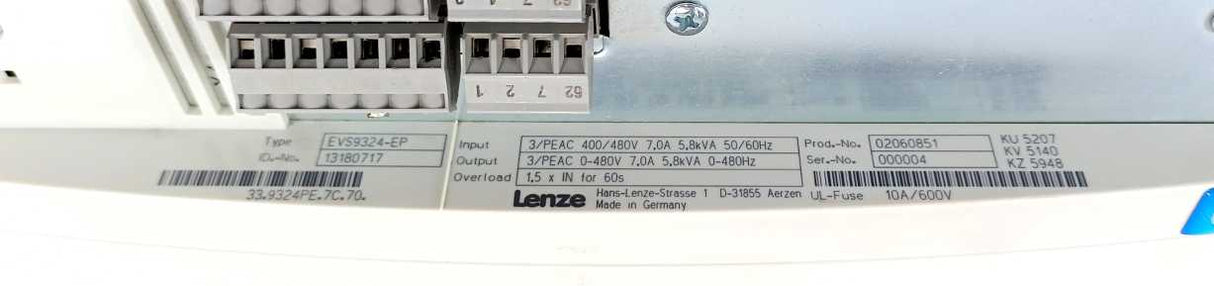 LENZE EVS9324-EP 13180717 Frequency Inverter