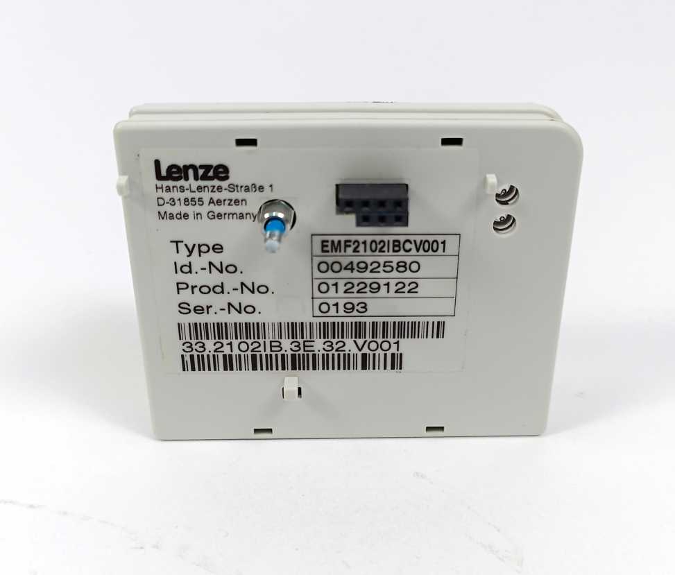 LENZE EMF2102IBCV001 LECOM B/A Communication Module