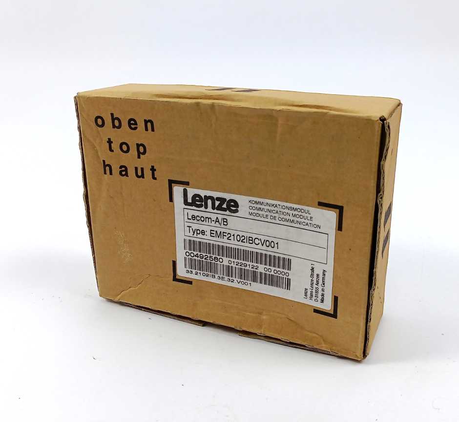 LENZE EMF2102IBCV001 LECOM B/A Communication Module