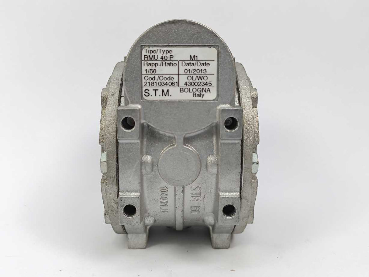 S.T.M. 2181034061 RMU 40 P Gear Reducer 56:1