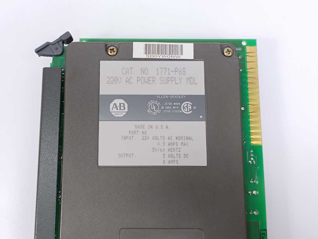 AB 1771-P6S 220V AC Power Supply MDL