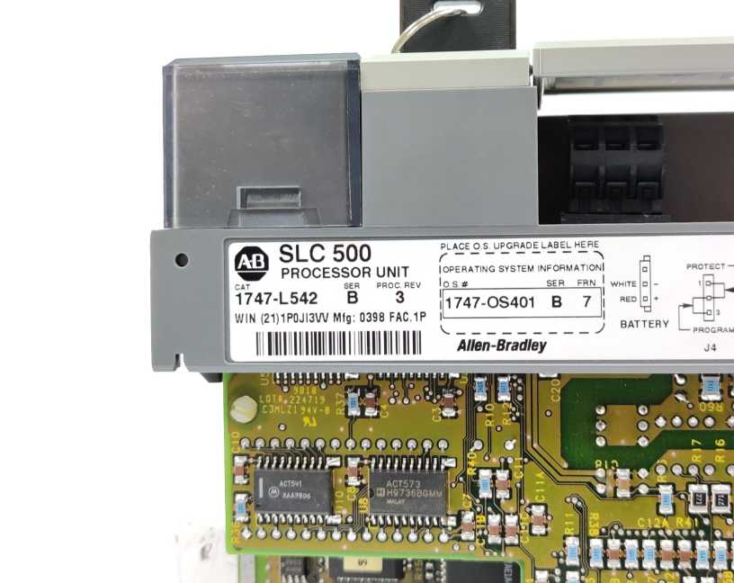 AB 1747-L542 Ser. B PROC.REV. 3 SLC 500 Processor Unit