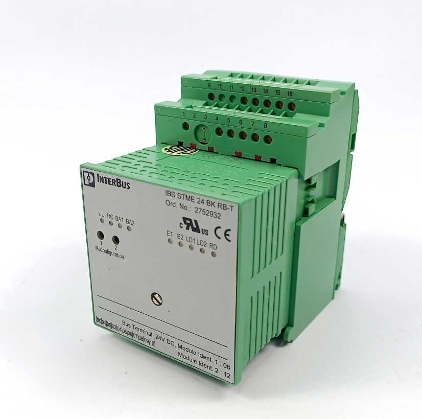 Phoenix Contact 2752932 IBS STME 24 BK RB-T Bus Terminal 24VDC