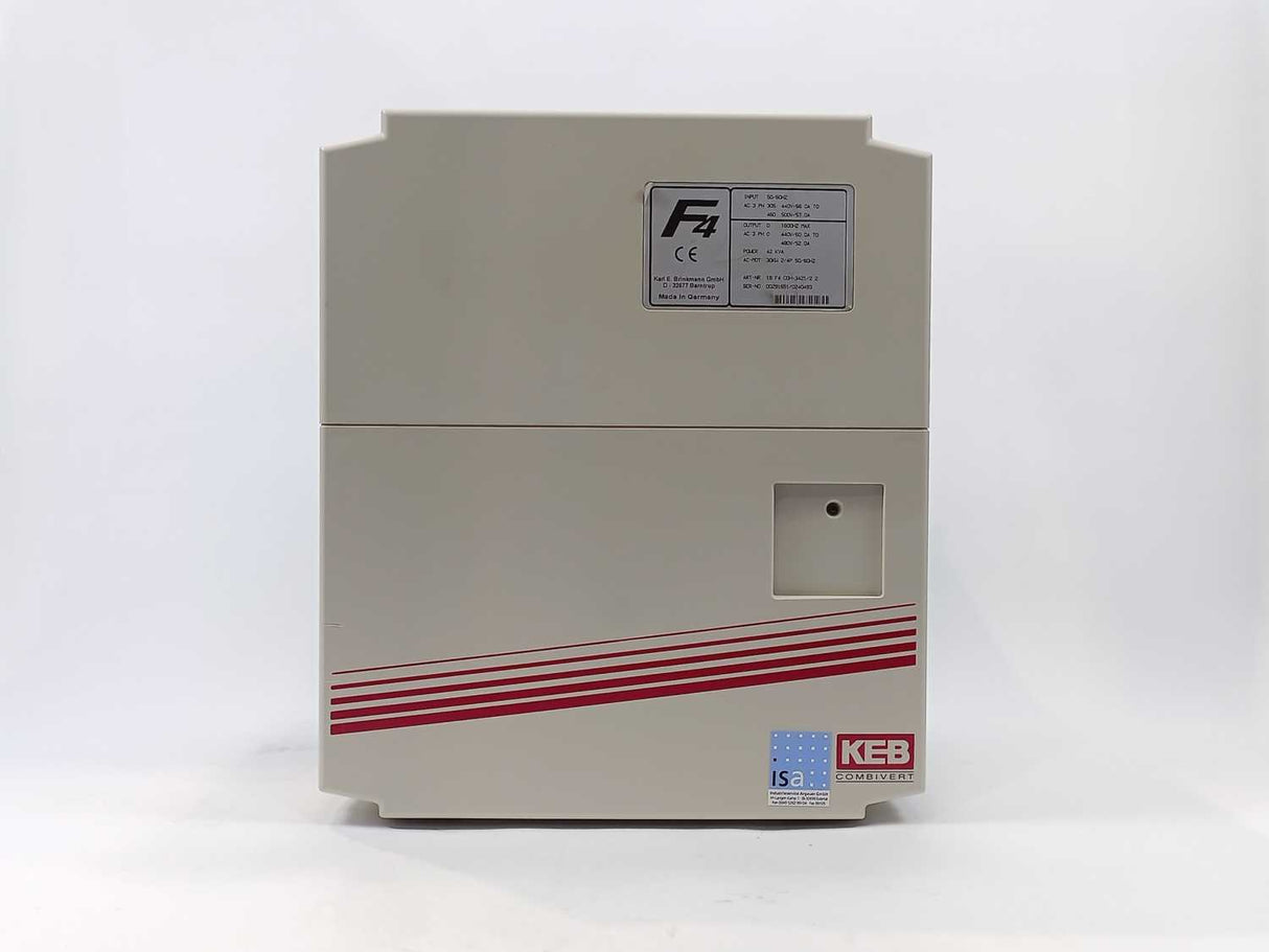 KEB COMBIVERT 19.F4.COH-3421/2.2 3 PH, 30 KW, 42 KVA, 440 V