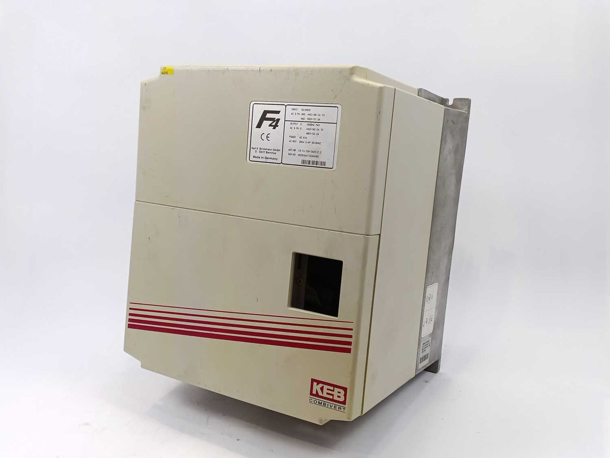 KEB COMBIVERT 19.F4.COH-3421/2.2 3PH, 30KW, 42KVA, 440V, Missing Control Board