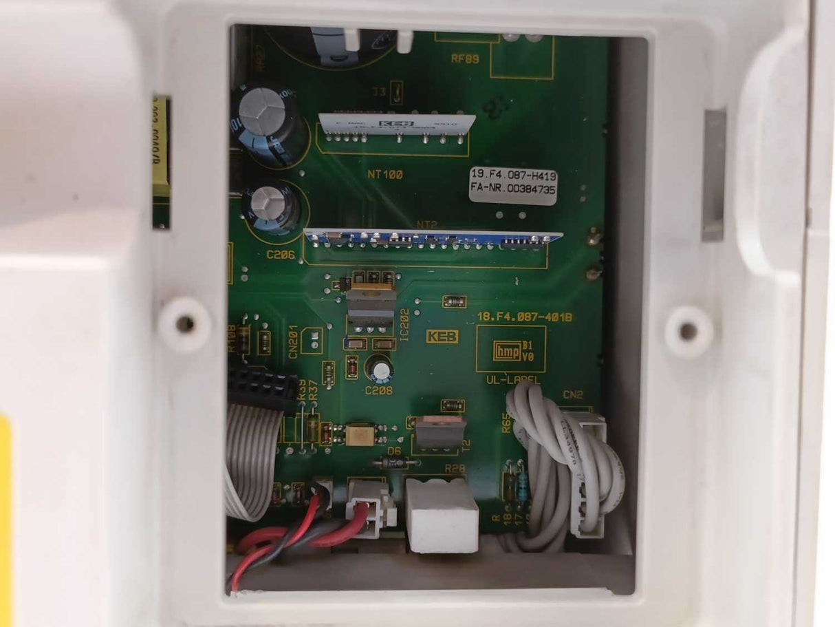 KEB COMBIVERT 19.F4.COH-3421/2.2 3PH, 30KW, 42KVA, 440V, Missing Control Board