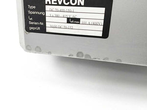 Revcon DC 70-400-150-1 Power Inverter 3X380-415V AC, 101A