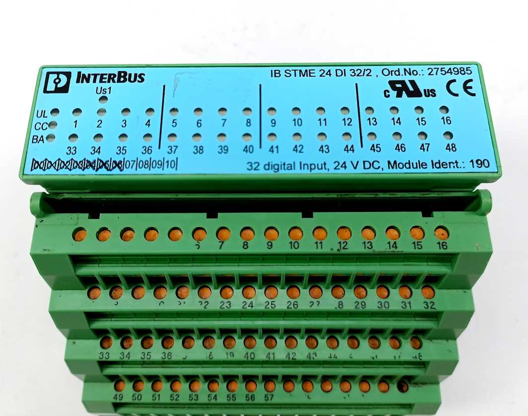 Phoenix Contact 2750675 Digital Input Module, 32 Inputs, 24VDC ...