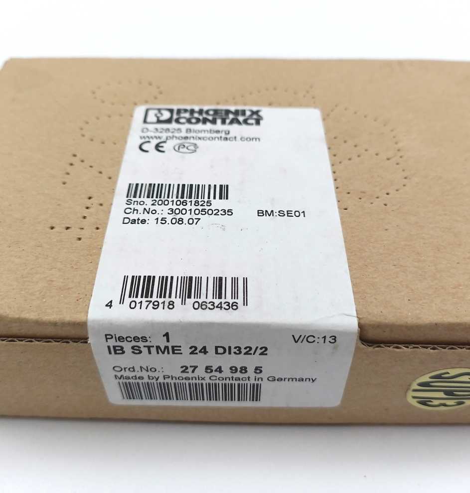 Phoenix Contact 2754985 IB STME 24 DI32/2 - Replacement electronics module