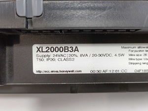 Honeywell XL2000B3A PLC, 24VAC/20%, 8VA/20-30VDC, 4,5W