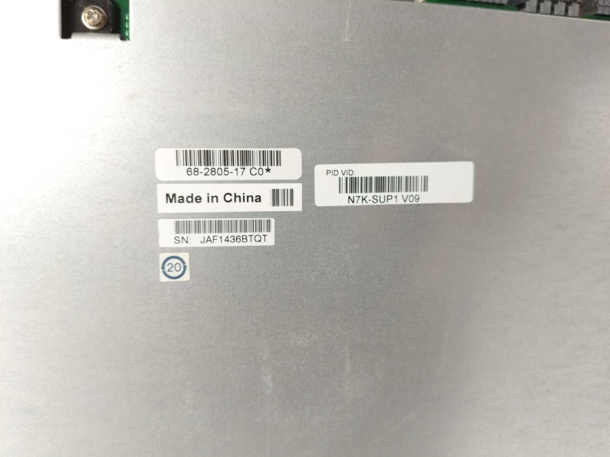 CISCO 29-5688-01 N7K-SUP 1 Supervisor Engine Module w/ 17-8896-02 Memory card