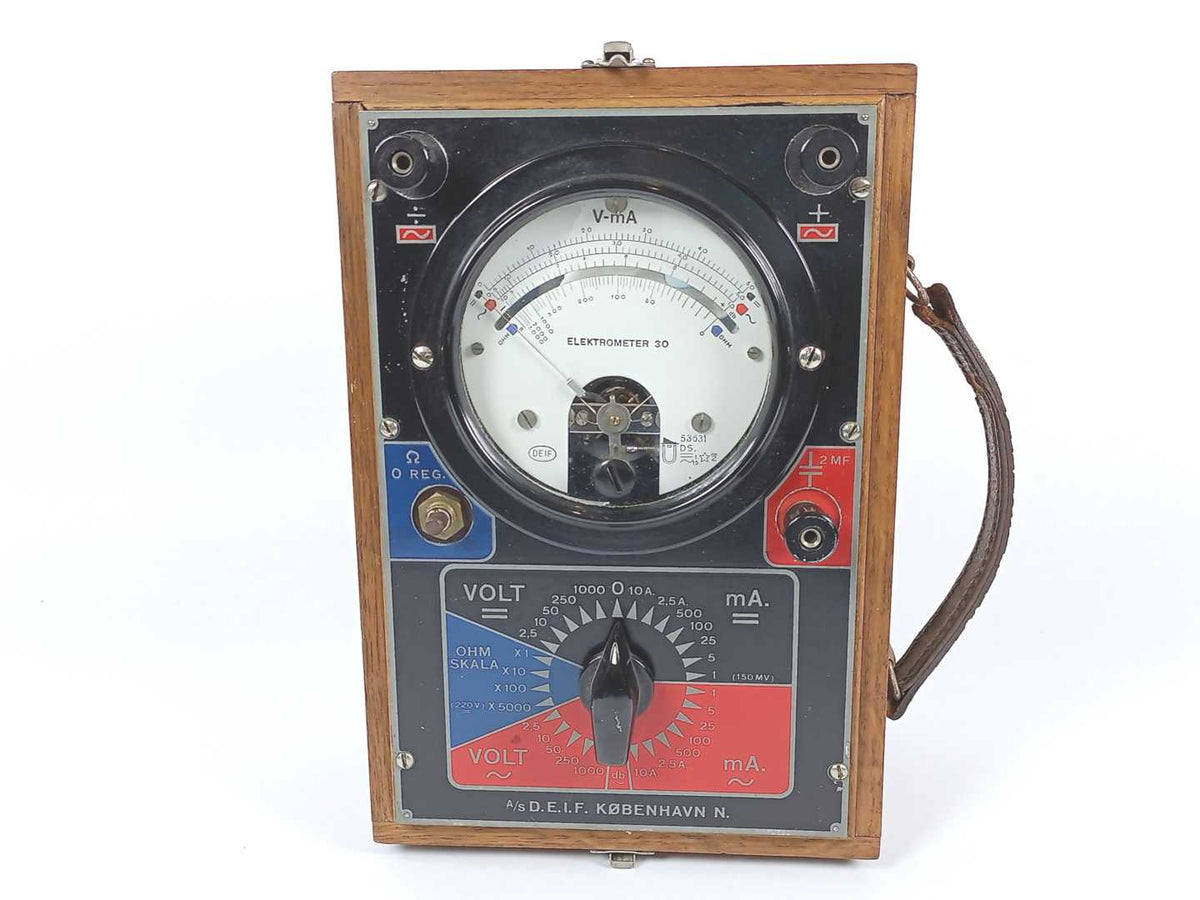 Deif Elektrometer 30 Vintage Analog Multimeter