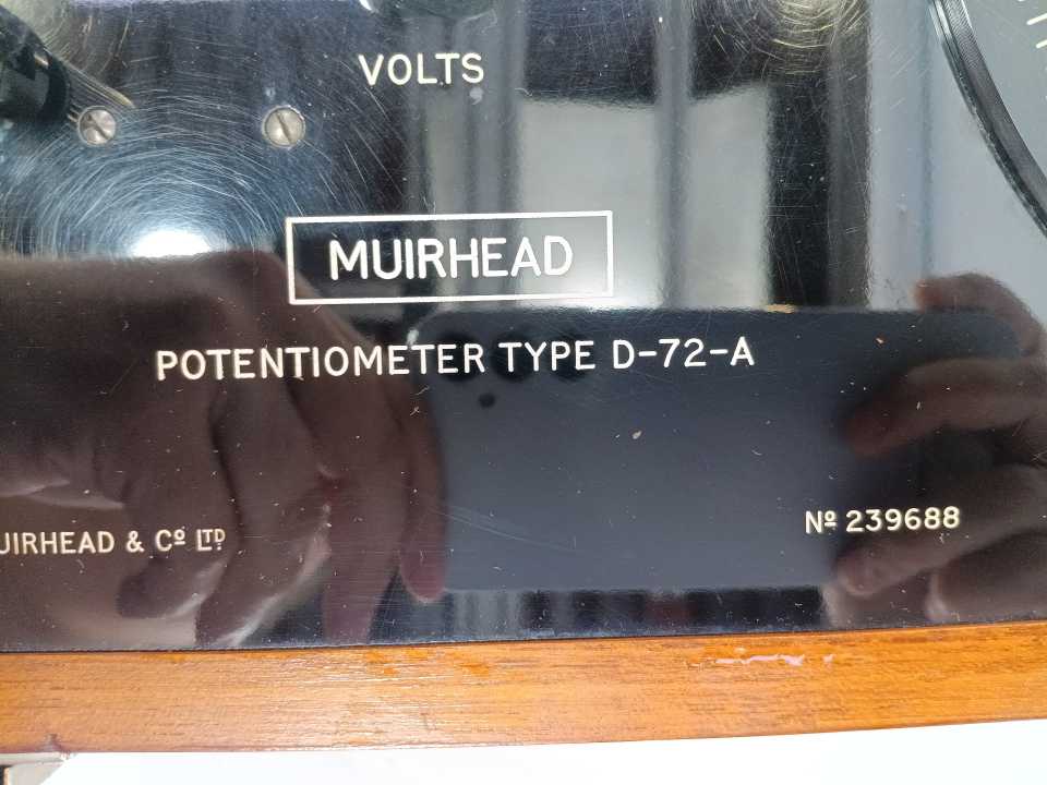 Muirhead D-72-A Vintage Potentiometer