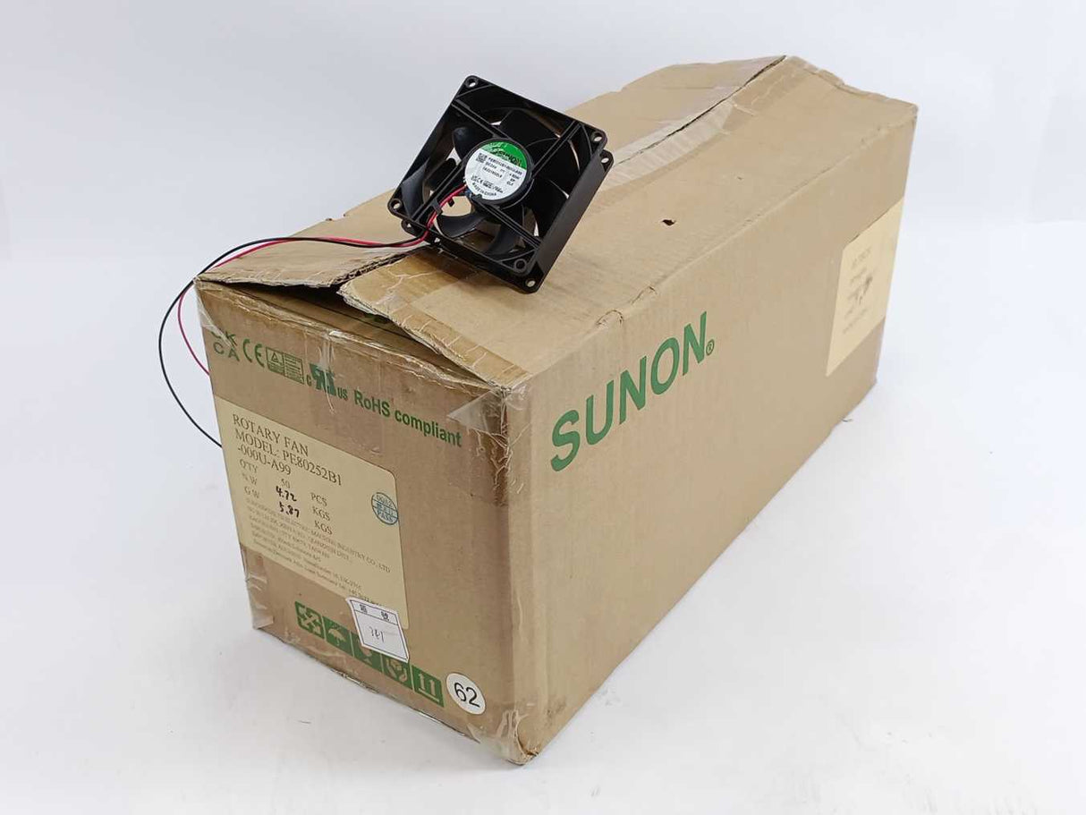 SUNON PE80252B1-000U-A99 DC Axial Fan 80x80x25mm