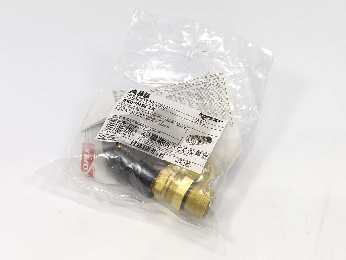 ABB / Kopex-Ex EX05MSC1K 7TCA297180R0340 C1 Series Ex d e Armoured Cable Gland