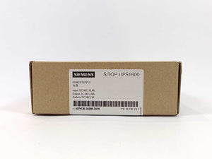 Siemens 6EP4136-3AB00-2AY0 Sitop UPS1600 24V/20A Power Supply