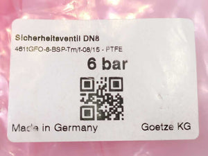 Goetze Armaturen 461tGFO Safety Valves DN15 1/4PN100 BSPT