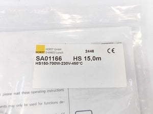 HORST SA01166 HS 15m 450°C Heating Tape 230V 700W