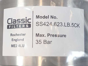 Classic Filters SS424.623.LB.5CK Filter Housing