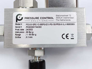 Pressure Control Solutions PCS-SV-ERC-1C-050PG-021V-PG-100-PR30-K-VL-V-M6M3M6V