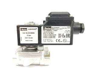 Parker 495905C2 LUCIFER Solenoid Coil w. 221G6536 Valve