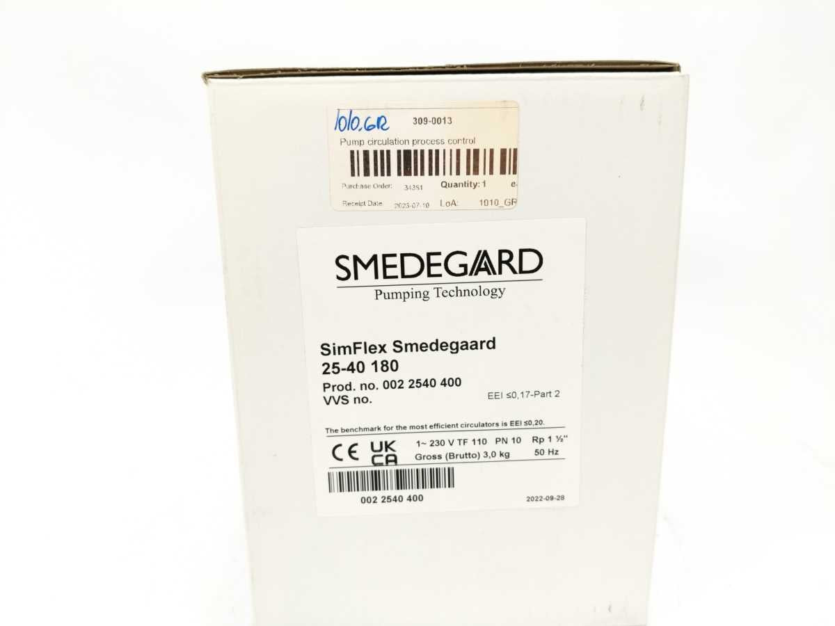 Smedegaard 002 2540 400 SlimFlex Circulation Pump 25-40 180