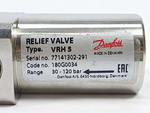 Danfoss 180G0034 Relief Valve VRH 5 CA 30-120 bar