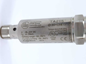 Ifm Electronic TA2115 Temperature Transmitter