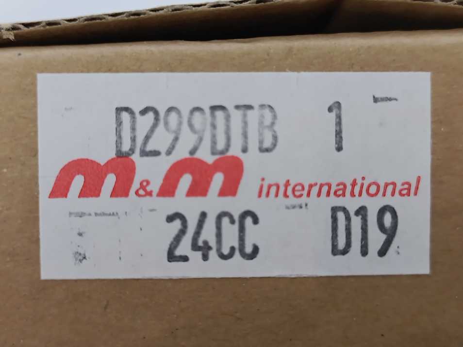 M&M D299DTB/1 Valve W/ 72Z1 Coil