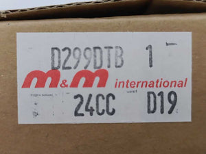 M&M D299DTB/1 Valve W/ 72Z1 Coil