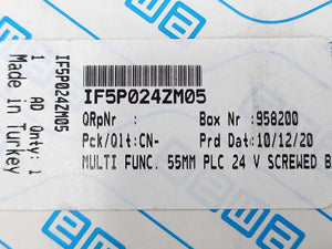 Emas IF5P024ZM05 Multi Func. 55mm PLC 24VDC