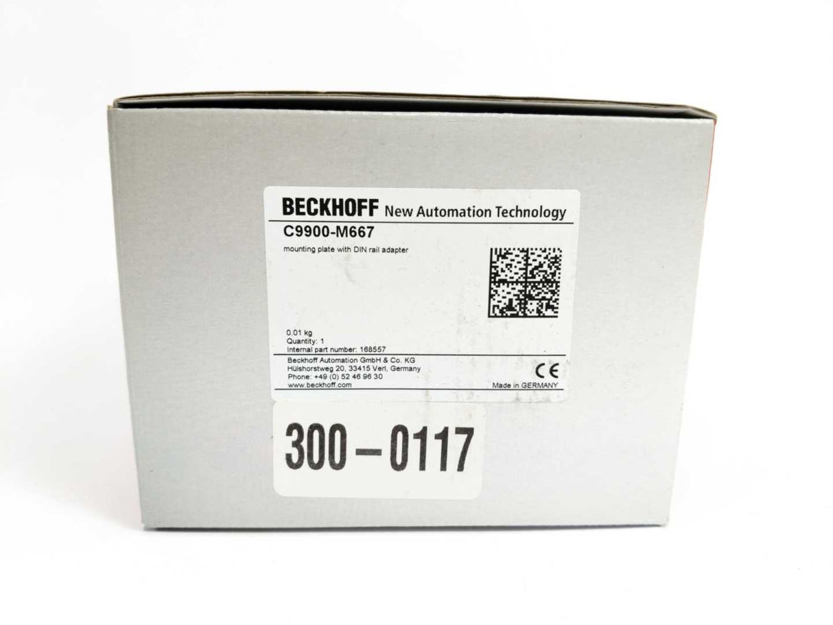 Beckhoff C9900-M667 Mounting Plate with DIN Rail Adapter