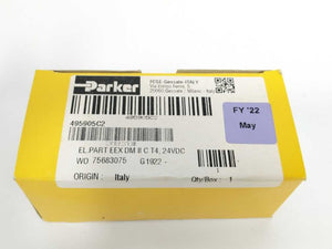 Parker 495905C2 LUCIFER Solenoid Coil w. 221G6136 Valve