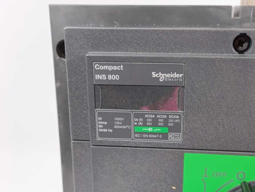 Schneider Electric 31331 INS800 4P 800 A-Switch Disconnector