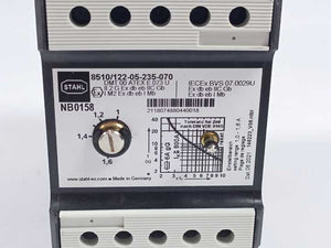 Stahl 8510/122-05-235-070 NB0158 Motor Protection Relay