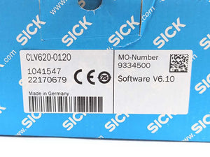 SICK 1041547 CLV620-0120 Fixed Mount Barcode Scanner