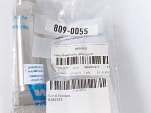 WITT 809-0055 Safety Relief Valve, 40 bar, O2